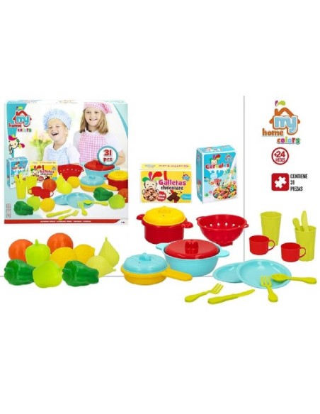 SET ACCESORIOS COCINA & COMIDAS-31 UDS