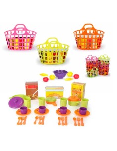 CESTA DE COMPRA CON MENAJE 41 PCS 2