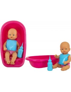 BEBE PIPI 35 CM + BAÑERA