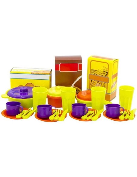 SET CUBO ACCESORIOS MENAJE 34 PIEZAS