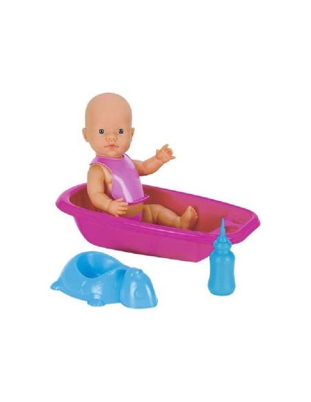 MUÑECO BEBE - BABY PIPI CON  BAÑERA