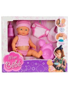 MUÑECO BEBE PIPI CON ACCESORIOS