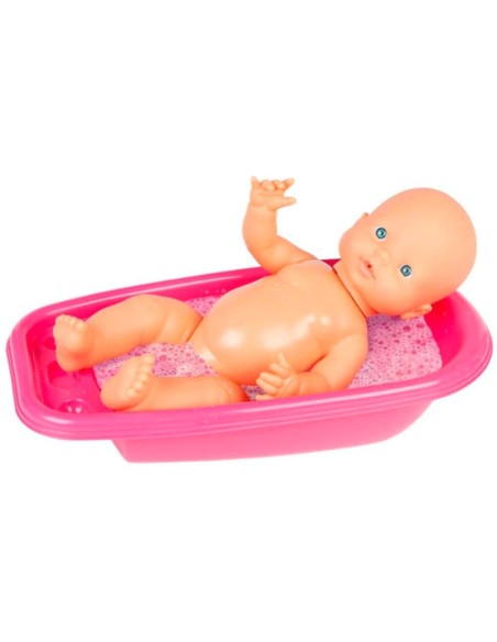 MUÑECO BABY PIPI BAÑERA + COMIDITAS