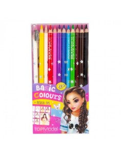 SET 12 LAPICES DE COLORES TOPMODEL