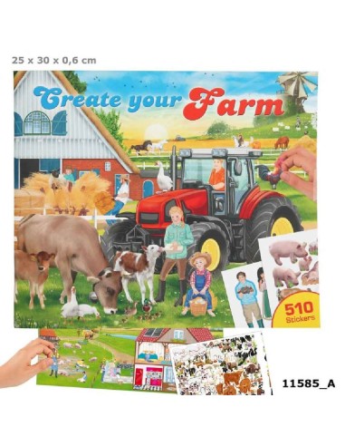 CREATE YOUR FARM CUARDERNO PARA COLOREAR