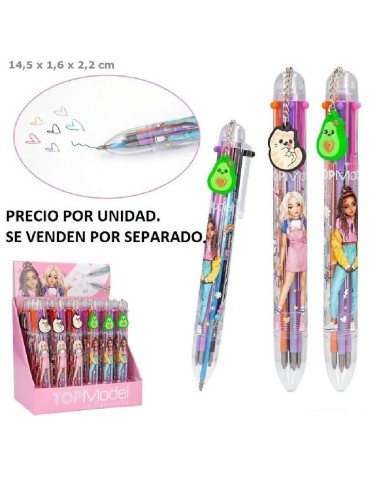 TOPMODEL BOLIGRAFO 6 COLORES