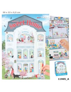 LIBRO PEGATINAS CASA CREATE YOUR SWEET H