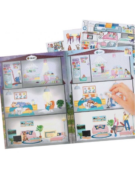 LIBRO PEGATINAS CASA CREATE YOUR SWEET H