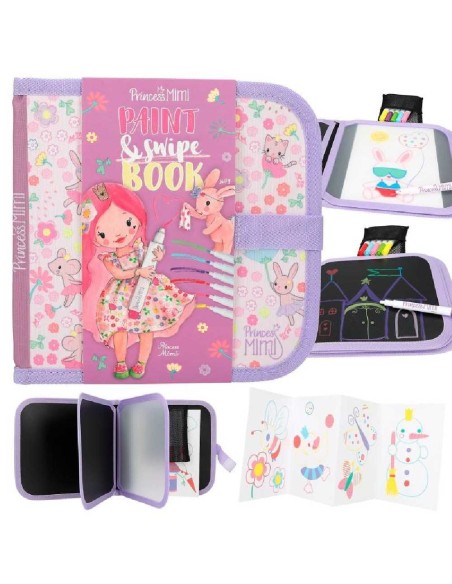 PRINCESS MIM LIBRO PARA PINTAIR Y BORRAR