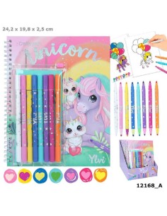 YLVI LIBRO DE COLOREAR CON SET DE COLORE 2