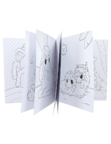 YLVI LIBRO DE COLOREAR CON UNICORNIO Y L