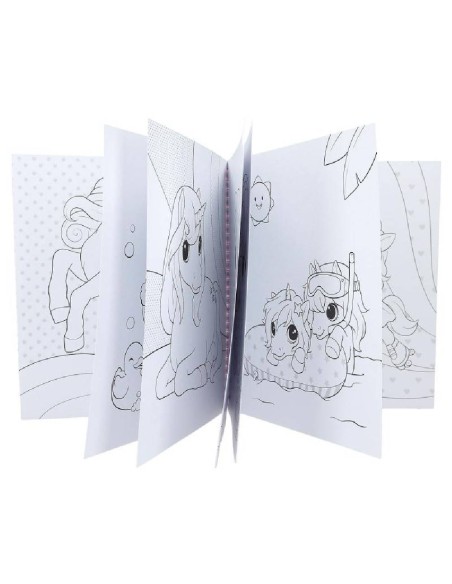 YLVI LIBRO DE COLOREAR CON UNICORNIO Y L
