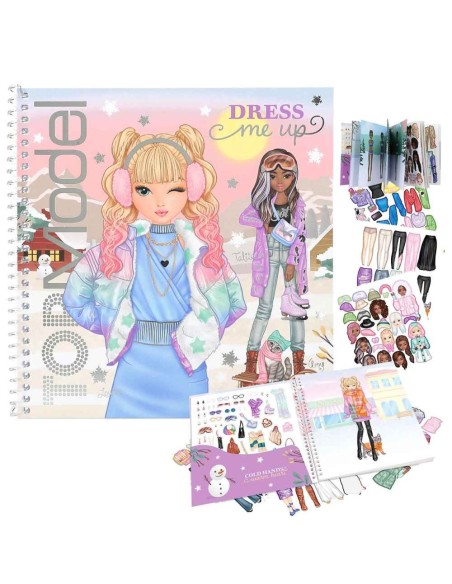 CUADERNO CALCOMANIAS DRESS ME WINTER WON