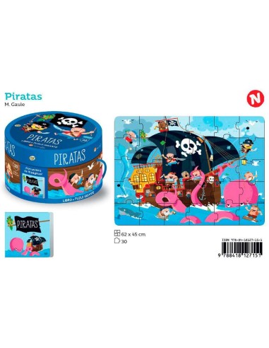 PIRATAS PUZZLE + LIBRO