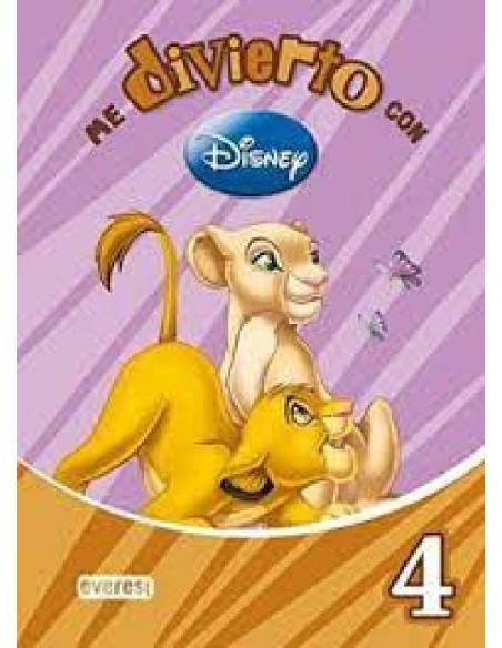 LIBRO ME DIVIERTO CON DISNEY 4