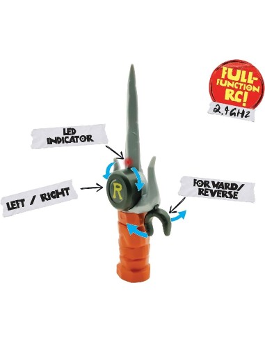 TORTUGA NINJA COWABUNGA SKATE RC