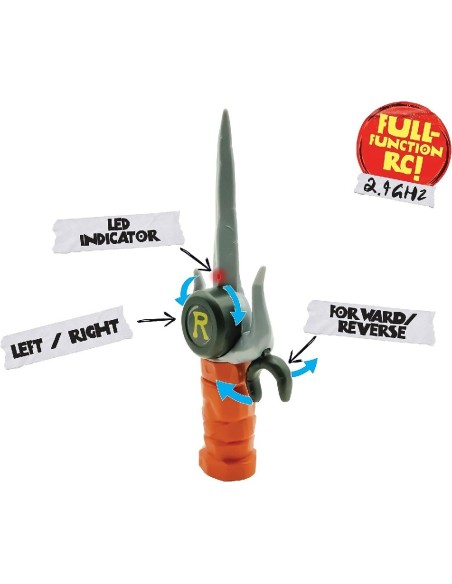 TORTUGA NINJA COWABUNGA SKATE RC