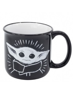 TAZA CERAMICA GLOBE 380 ML BABY YODA MAN