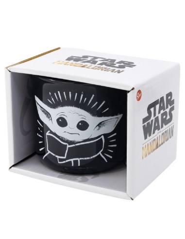 TAZA CERAMICA GLOBE 380 ML BABY YODA MAN