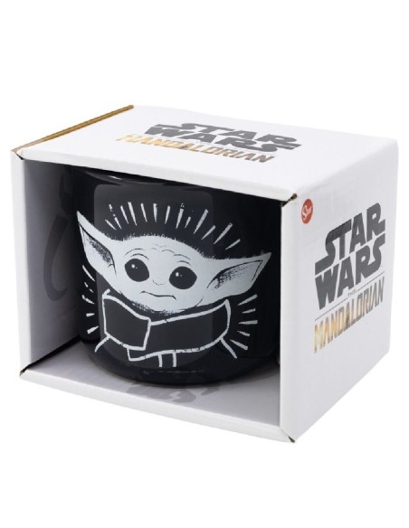 TAZA CERAMICA GLOBE 380 ML BABY YODA MAN