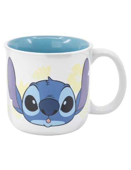 TAZA CERAMICA DESAYUNO 400 ML STITCH PAL
