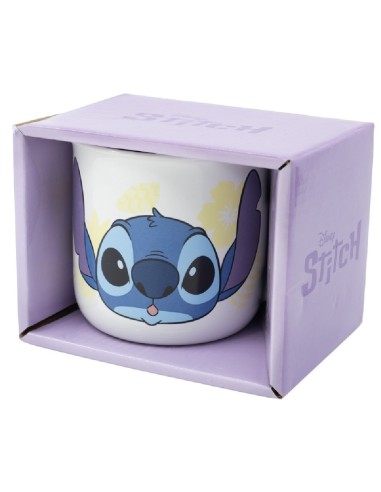TAZA CERAMICA DESAYUNO 400 ML STITCH PAL