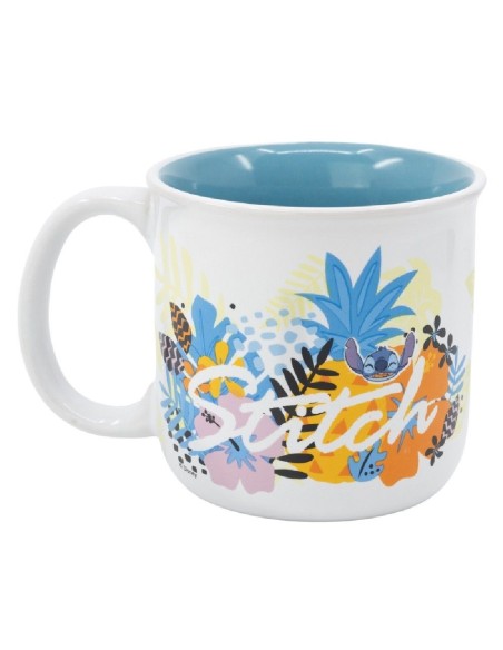 TAZA CERAMICA DESAYUNO 400 ML STITCH PAL