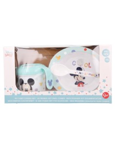 SET 3 PCS (TAZA CUENCO Y CUCHARA) COOL L