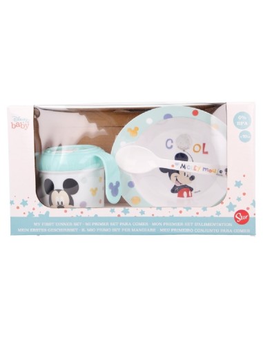 SET 3 PCS (TAZA CUENCO Y CUCHARA) COOL L