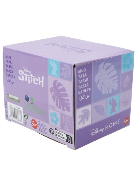 TAZA CERAMICA DESAYUNO 400 ML STITCH PAL