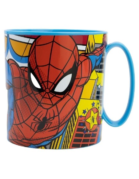 TAZA MICRO 350 ML SPIDERMAN ARACHNID GRI