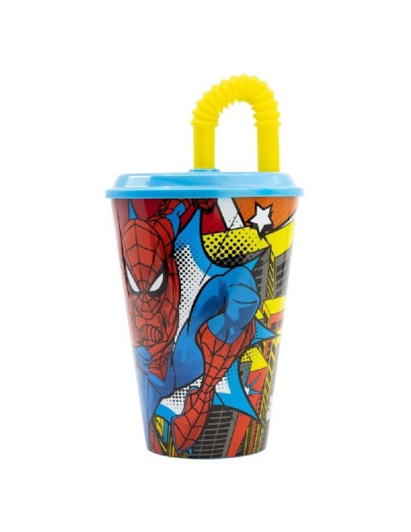 VASO CAÑA EASY 430 ML SPIDERMAN ARACHNID