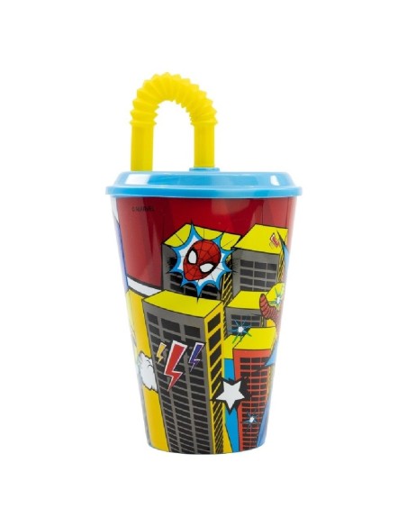 VASO CAÑA EASY 430 ML SPIDERMAN ARACHNID