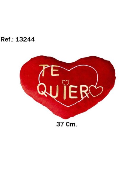 CORAZON TE QUIERO DORADO 37CM.