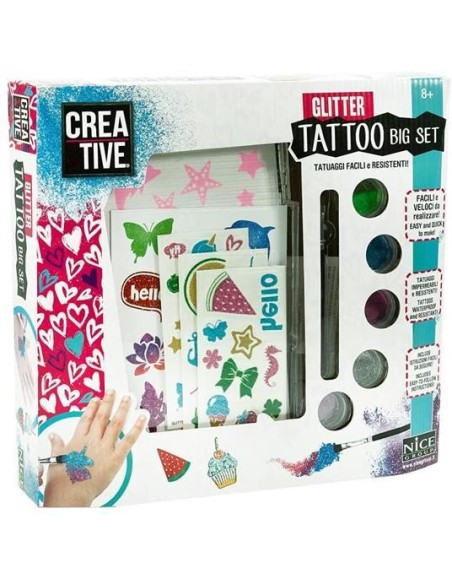 GLITTER TATTOO BIG SET