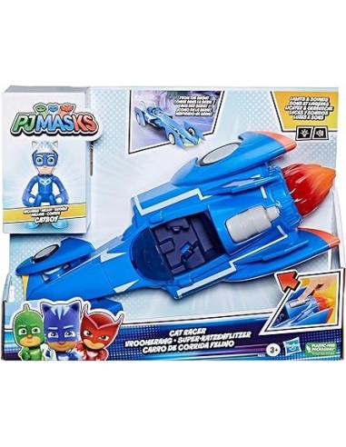 PJMASK SUPER  GATO MÓVIL CON FIGURA