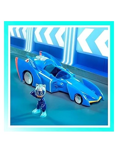 PJMASK SUPER  GATO MÓVIL CON FIGURA