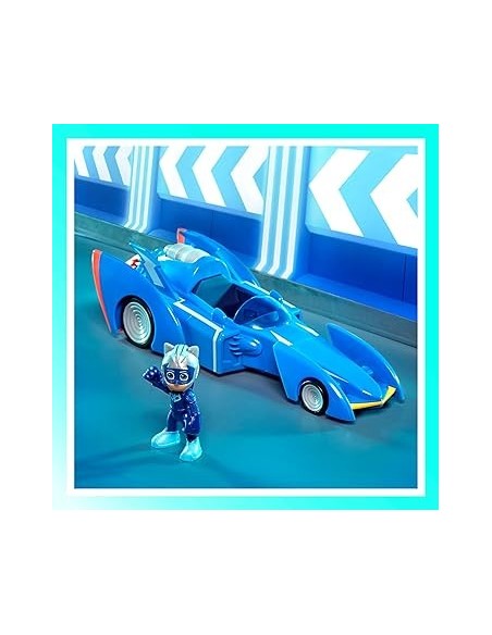 PJMASK SUPER  GATO MÓVIL CON FIGURA
