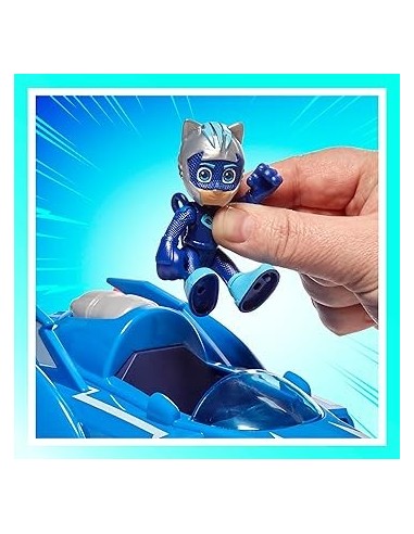 PJMASK SUPER  GATO MÓVIL CON FIGURA