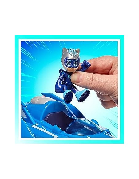 PJMASK SUPER  GATO MÓVIL CON FIGURA