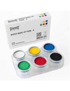 PALETA 6 MAQUILLAJE AL AGUA PROFESIONAL