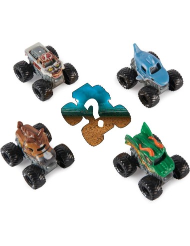MONSTER JAM PACk 5 MINI COCHES 