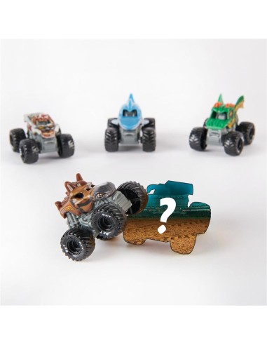 MONSTER JAM PACk 5 MINI COCHES 