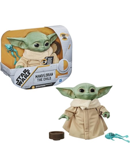 STAR WARS BABY YODA PELUCHE ANIMATRONICO
