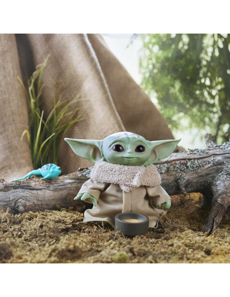 STAR WARS BABY YODA PELUCHE ANIMATRONICO