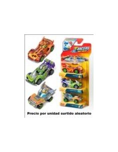 T-RACERS MIX ´N RACE - Pack 3 Blister 1x