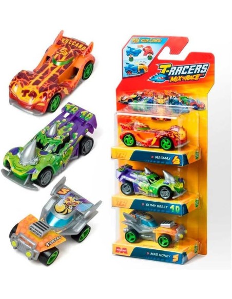 T-RACERS MIX ´N RACE - Pack 3 Blister 1x