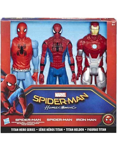 SPIDERMAN HOMECOMING PACK 3 FIGURAS