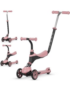 Qplay Sema Patinete 3 en 1 ROSA Evolutiv