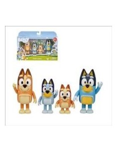 Bluey Pack 4 Figuras - Familia